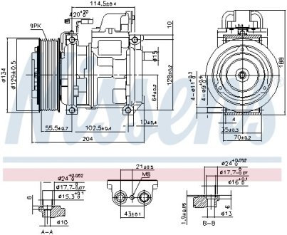 Компресор кондиціонера NISSENS 890023