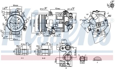 Компресор кондиціонера NISSENS 890420