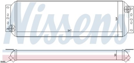Радіатор масляний NISSENS 90730