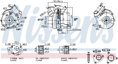 Турбокомпресор First Fit NISSENS 93830