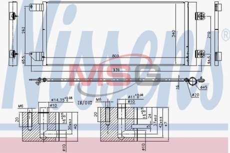 Конденсатор, кондиционер NISSENS 940495