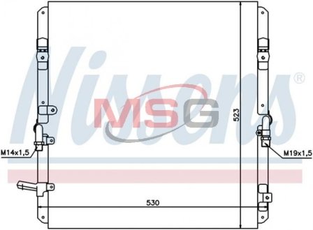 Испаритель, кондиционер NISSENS 94053