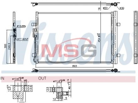 Радіатор кондиціонера First Fit NISSENS 941183