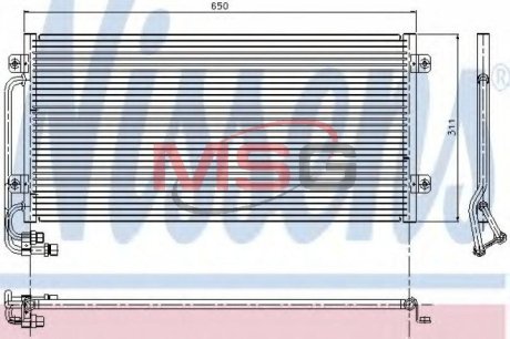 Конденсатор, кондиционер NISSENS 94341