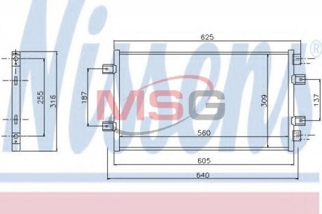 Конденсатор, кондиционер NISSENS 94811