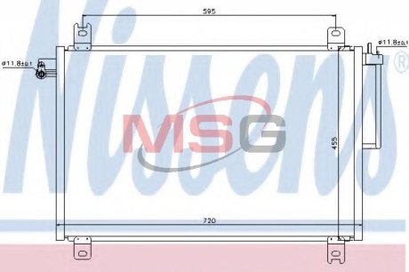 Конденсатор, кондиционер NISSENS 94913