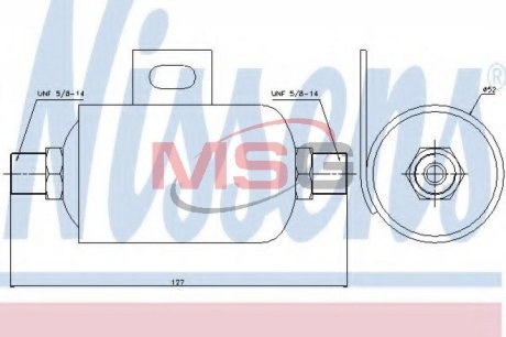 Осушувач кондиціонера NISSENS 95343