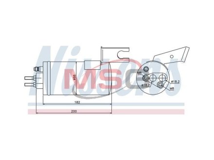 Осушитель, кондиционер NISSENS 95368