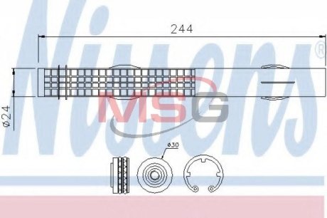 Осушувач кондиціонера NISSENS 95457