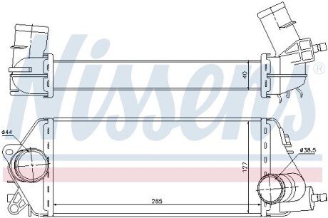 Интеркулер NISSENS 96776 (фото 1)