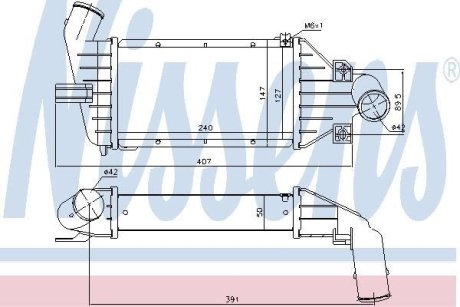 Радіатор наддуву NISSENS 96863