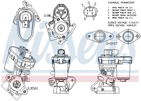 Клапан EGR First Fit NISSENS 98151