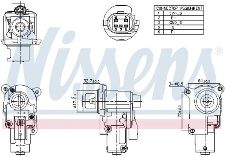 Клапан EGR First Fit NISSENS 98174