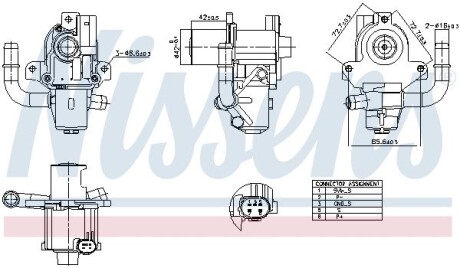 Клапан EGR NISSENS 98264