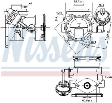 Клапан EGR First Fit NISSENS 98297