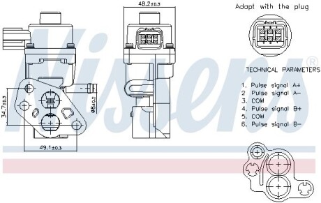 Клапан EGR First Fit NISSENS 98341