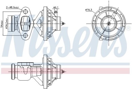 Клапан EGR First Fit NISSENS 98342