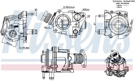 Клапан EGR First Fit NISSENS 98424