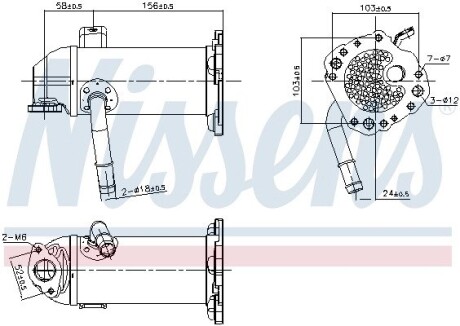 Клапан рециркуляціі ВГ (EGR) First Fit NISSENS 989431