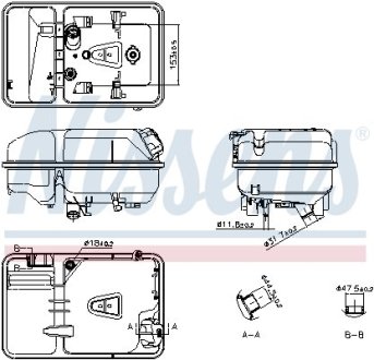 Розширювальний бачок NISSENS 996074