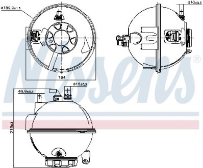 Бачок компенсаційний First Fit NISSENS 996267