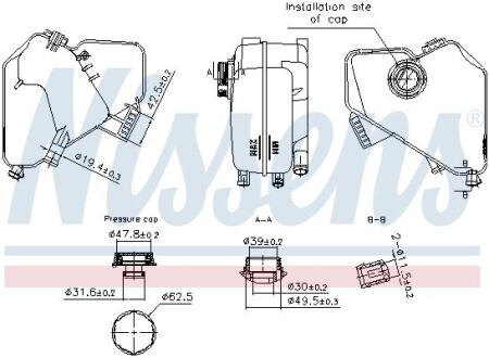 Бачок компенсаційний First Fit NISSENS 996322