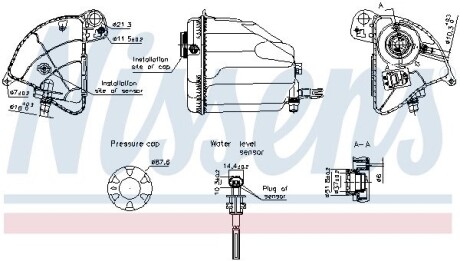 Розширювальний бачок NISSENS 996358