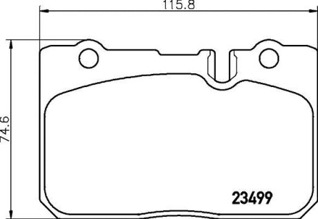 Колодки тормозные дисковые передние Lexus LS 400 (94-97) NISSHINBO NP1063 (фото 1)