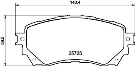 Колодки тормозные дисковые Mazda 6 (GJ, GL) (12-) NISSHINBO NP5039