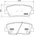 Колодки тормозные дисковые задние Hyundai Santa Fe/Kia Sorento 2.0, 2.2, 2.4 (09-) NISSHINBO NP6042 (фото 1)