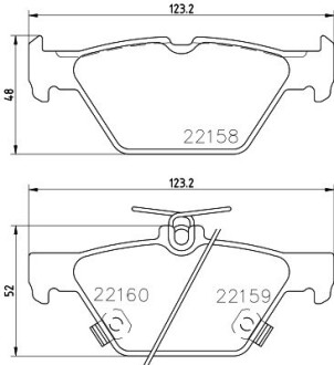 Гальмівні колодки SUBARU Outback "R "15>> NISSHINBO NP7016