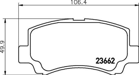 Колодки тормозные дисковые передние Chery QQ6, Jaggi, Kimo 1.1, 1.3 (06-13)/Suzuki Wagon 1.2 (98-00) NISSHINBO NP9020