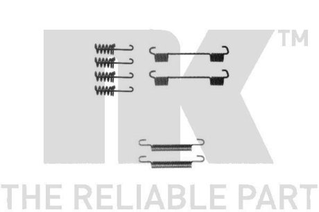 Ремкомплект тормозных колодок NK 7933775