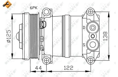 Компрессор, кондиционер NRF 32202