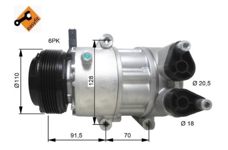 Компрессор, кондиционер NRF 32812