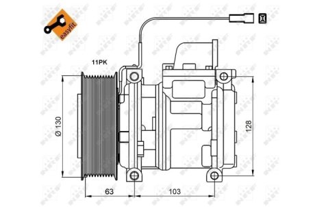 Компрессор, кондиционер NRF 32829