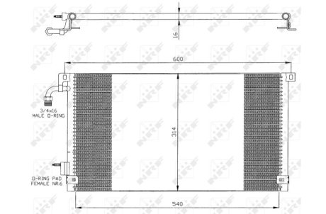 Конденсатор, кондиционер NRF 35328