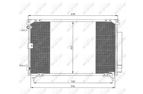 Конденсатор, кондиционер NRF 35339