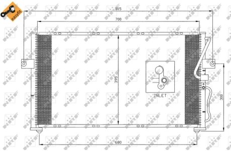 Конденсатор, кондиционер NRF 35396