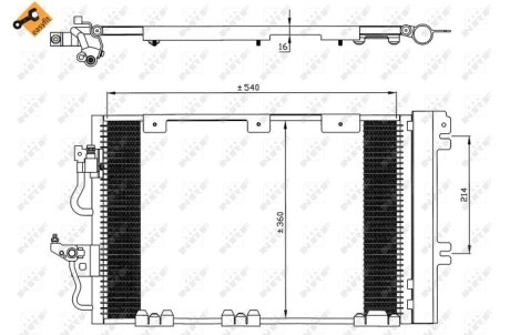 Конденсатор, кондиционер NRF 35556