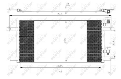 Конденсатор, кондиционер NRF 35647