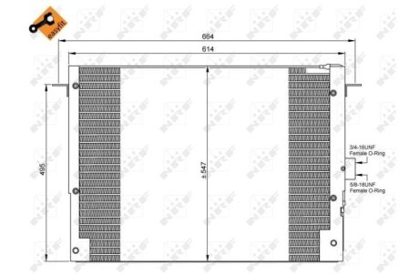 Конденсатор, кондиционер NRF 35657