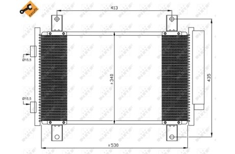 Конденсатор, кондиционер NRF 35840