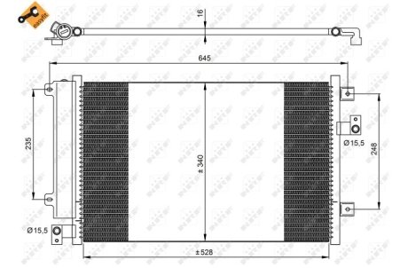 Конденсатор, кондиционер NRF 35942