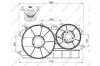 Вентилятор, охлаждение двигателя NRF 47451 (фото 2)