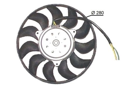 Вентилятор, охлаждение двигателя NRF 47616