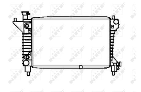 Радиатор, охлаждения дивгателя NRF 50254
