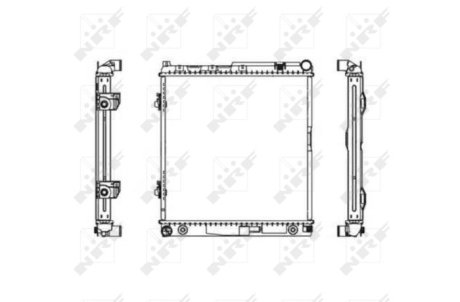 Радиатор, охлаждения дивгателя NRF 506575