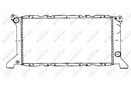 Радиатор, охлаждения дивгателя NRF 507373