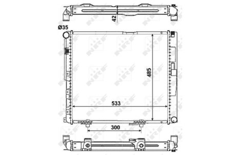 Датчик ABS, передний NRF 516572